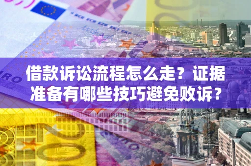 武汉借款诉讼流程怎么走？证据准备有哪些技巧避免败诉？