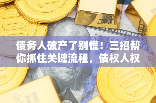 武汉债务人破产了别慌！三招帮你抓住关键流程，债权人权益不再缩水