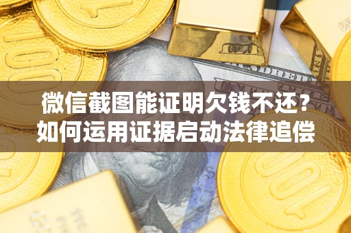 武汉微信截图能证明欠钱不还？如何运用证据启动法律追偿程序？