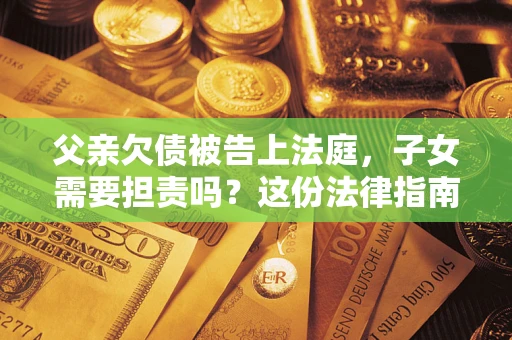 武汉父亲欠债被告上法庭，子女需要担责吗？这份法律指南必须看完