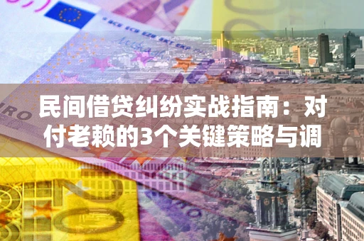 武汉民间借贷纠纷实战指南：对付老赖的3个关键策略与调解盲区解析