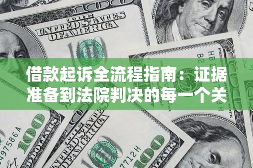 武汉借款起诉全流程指南：证据准备到法院判决的每一个关键步骤