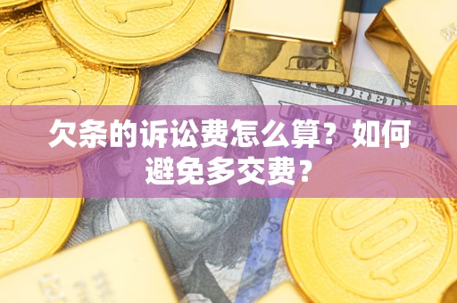 武汉欠条的诉讼费怎么算？如何避免多交费？