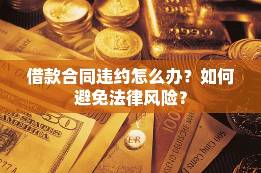 武汉借款合同违约怎么办？如何避免法律风险？