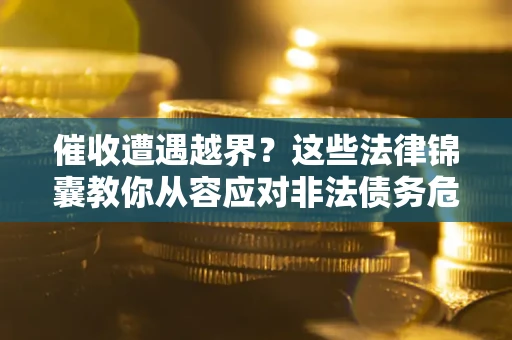 武汉催收遭遇越界？这些法律锦囊教你从容应对非法债务危机