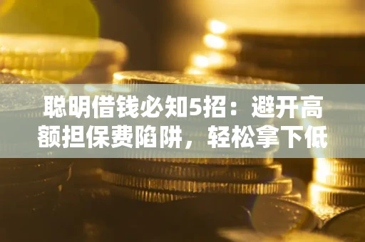 武汉聪明借钱必知5招：避开高额担保费陷阱，轻松拿下低息贷款