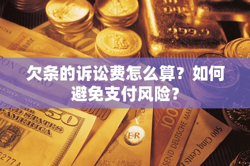 武汉欠条的诉讼费怎么算？如何避免支付风险？