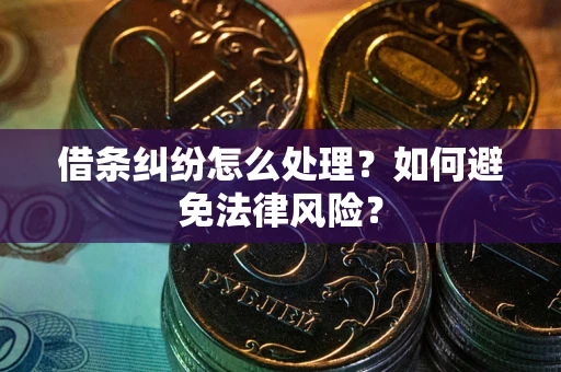 武汉借条纠纷怎么处理？如何避免法律风险？