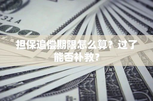 武汉担保追偿期限怎么算？过了能否补救？